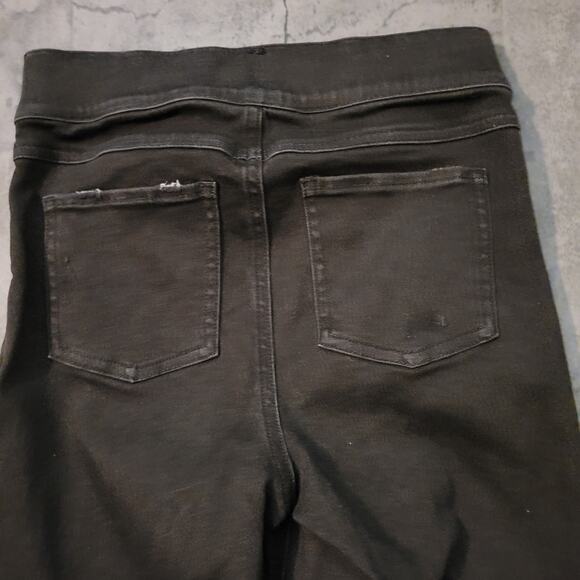 Spanx Distressed Vintage Black Skinny Jeans -Size: XS - Picture 6 of 15